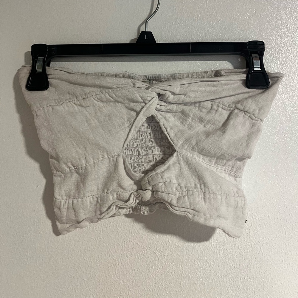 Blanco white tube top